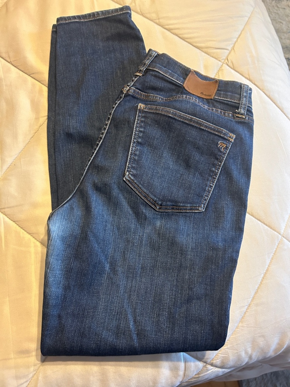 Madewell Women's Skinny Jeans - Dark Blue Wash